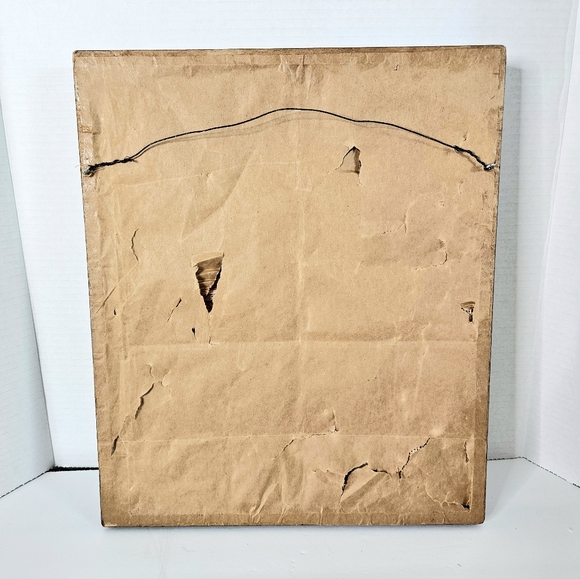 Rare Vintage Colorful Needlepoint of Framed Raggedy Andy - Picture 7 of 7